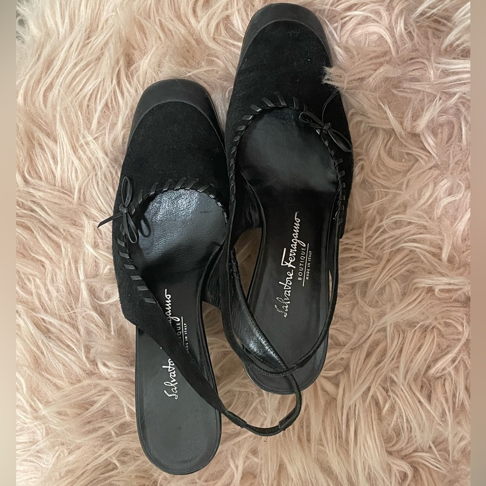 Salvatore Ferragamo Slingback Kitten Heels sandals